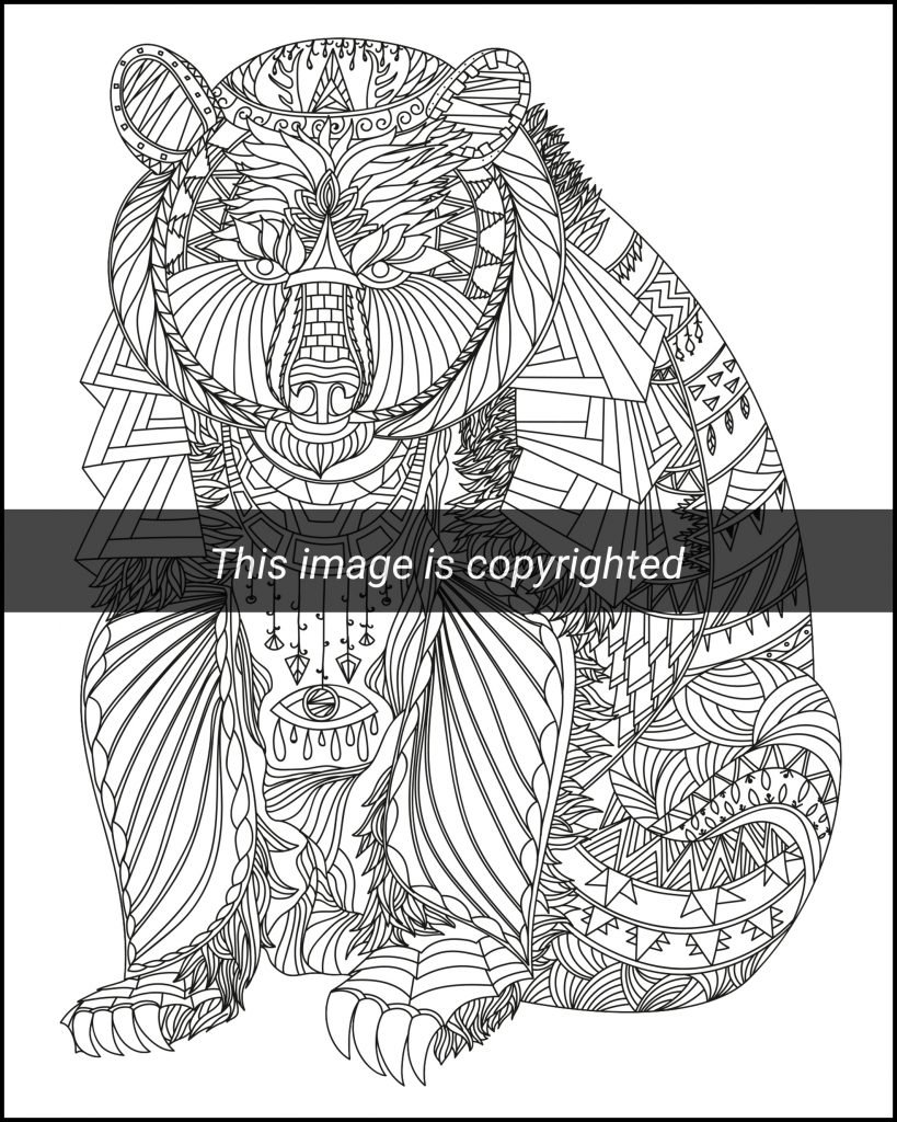 100 Animals Vol.1 Coloring Book - Creative Mandala - Coloring Books