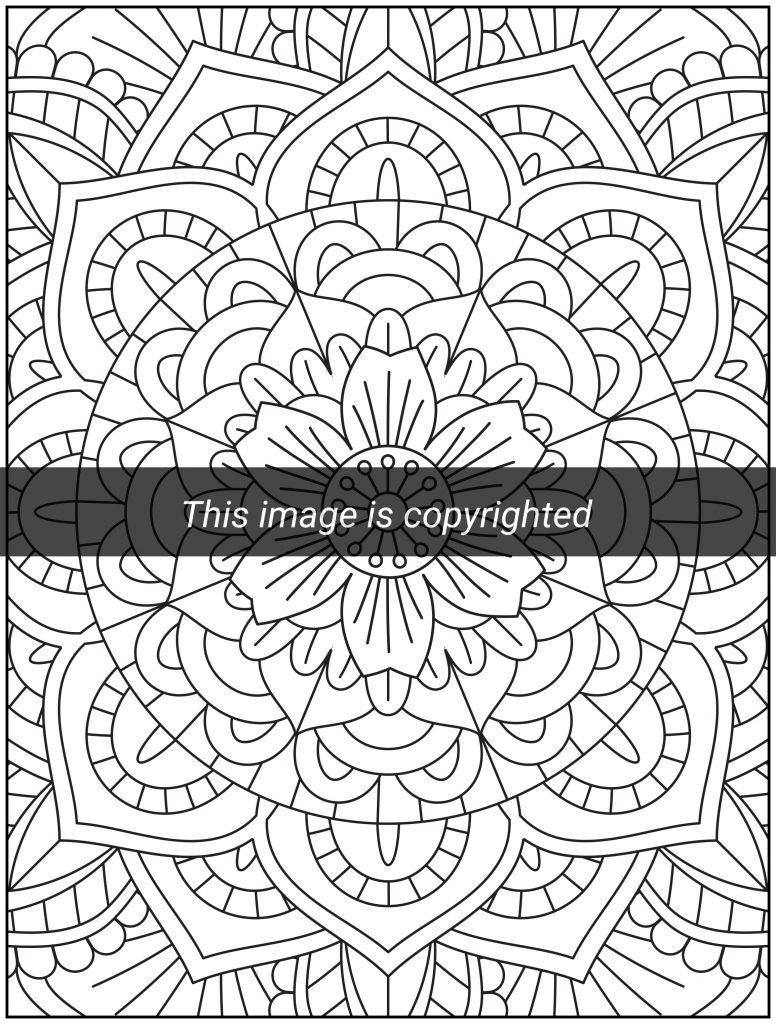 Mandala Coloring Book: Over 100 Unique Beautiful Stress Relieving Mandala  Pattern Designs for Adult Relaxation (101 Mandalas) (Volume 1)