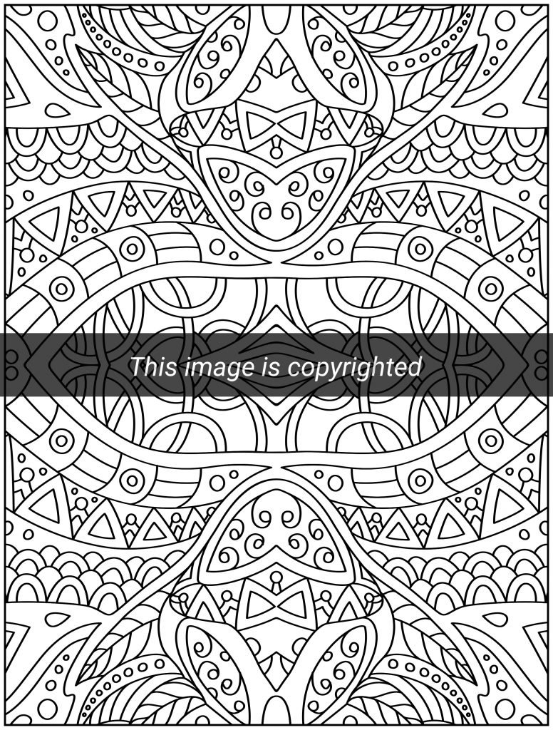 Bundle of 100 Mandalas Coloring Book Page - MasterBundles